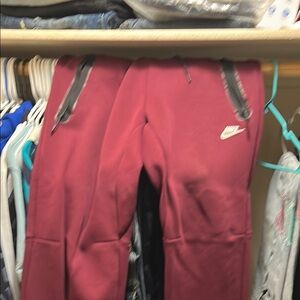 Nike Maroon Joggers